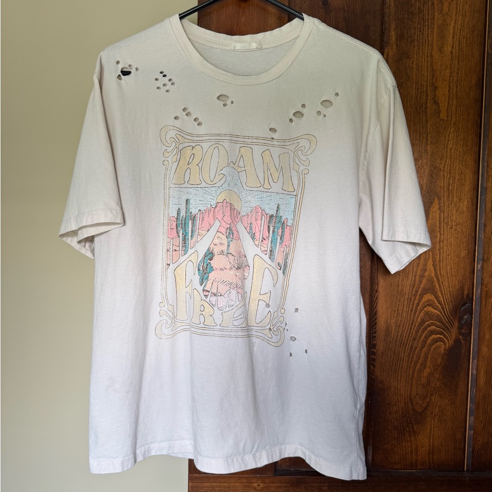 Altar’d State Roam Free Distressed Graphic T-Shirt